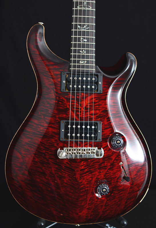 prs custom 22 fire red burst