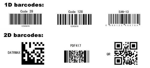 What are 1D barcodes and 2D barcodes 