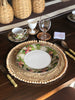 Flora Anahaw Dinner Plates Magenta & Green (Set of 6)