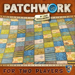 Patchwork - a brilliant two player game for Valentine's Day