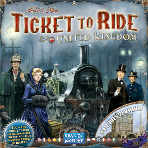 Buy Ticket to Ride UK Map from Rules of Play