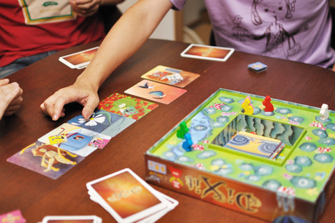 Dixit board game being played by a family