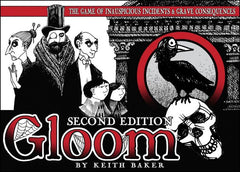 Gloom card game for students and sickos.