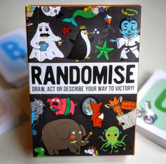 Randomise card game for travelling holidays