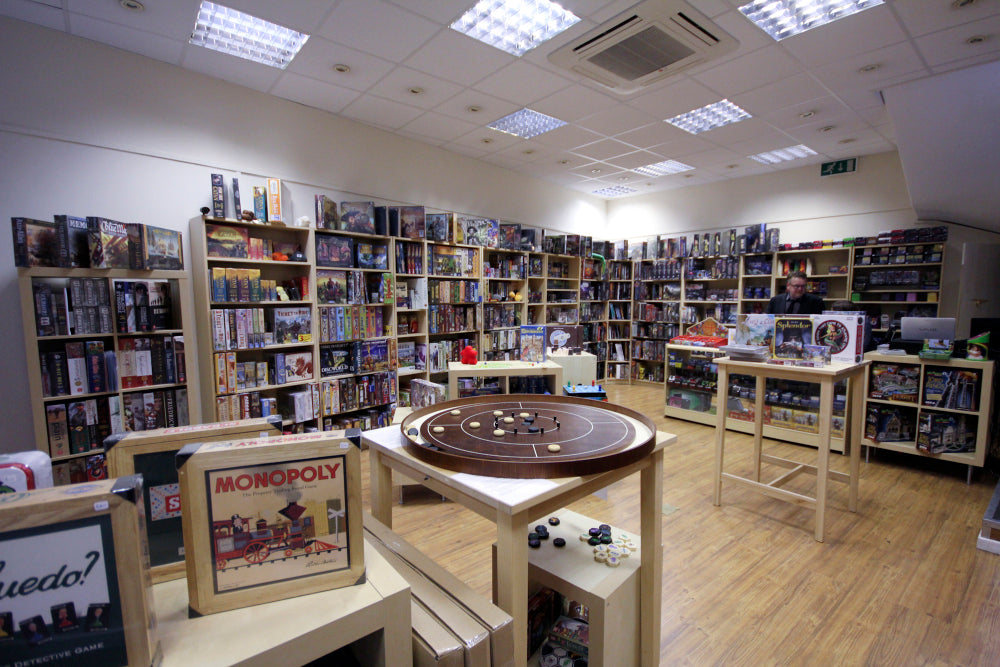 Rules of Play board game shop in Cardiff - inside store