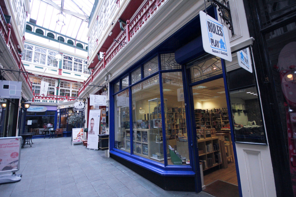 Rules of Play board game shop in Cardiff - store front