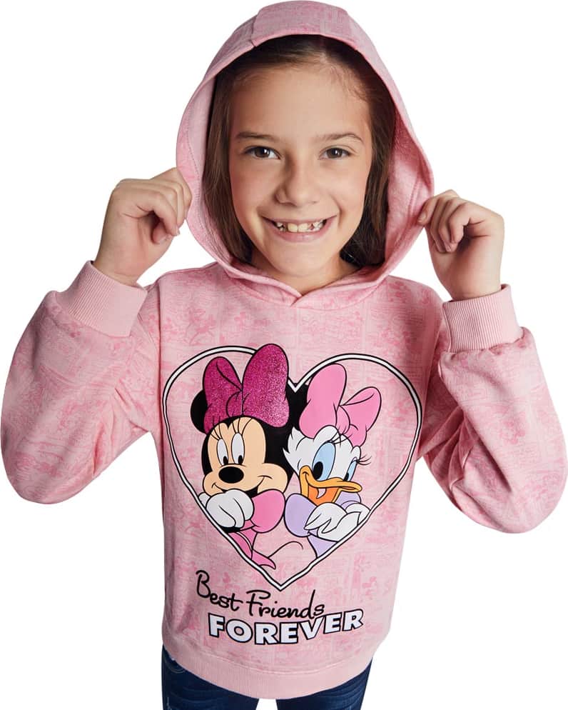 nieve radio Gracias Sudadera casual niña rosa Minnie Mouse modelo JESI – Conceptos