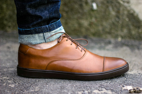 cap toe oxford sneaker