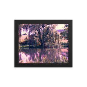 "Graceful Waters" framed print