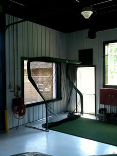 Harold Farley Golf Net in Garage 
