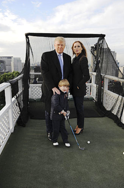 Donald Trump and Family with Net Return Pro Series on Skyscraper