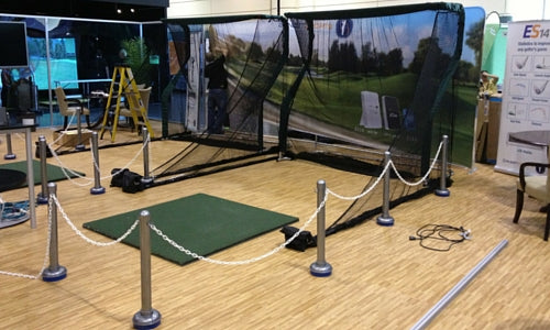 Ernest Sports Booth with Net Return Pro Series Golf Nets