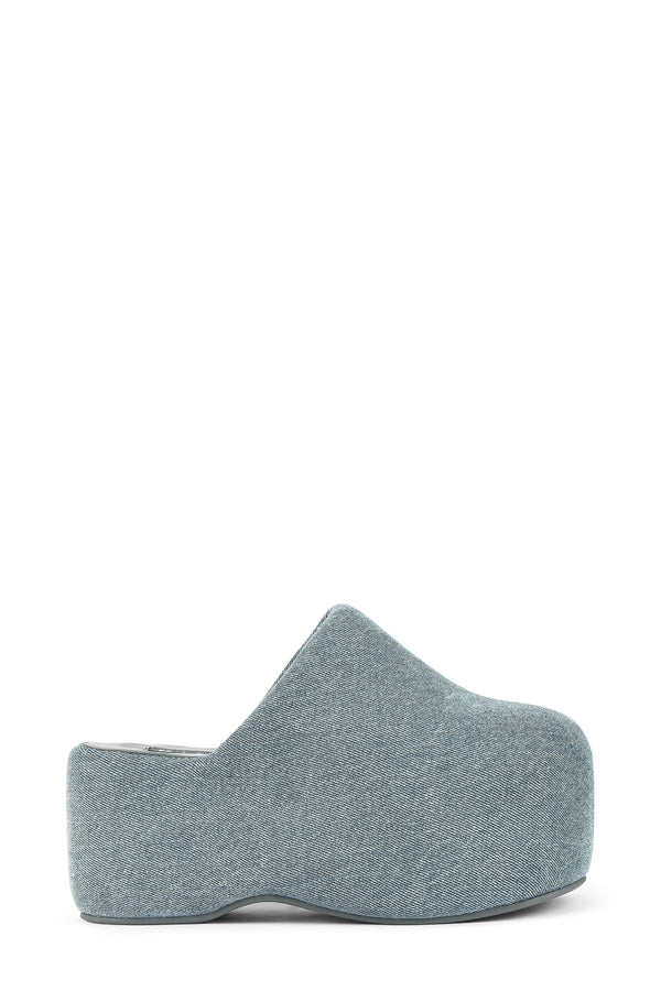 PLATFORM BUBBLE CLOG in DENIM CRYSTAL