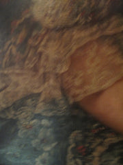 Antique Rare Portrait of a Regal Lady, 18th Century Oil on Canvas attributed to Henrick Tischbein