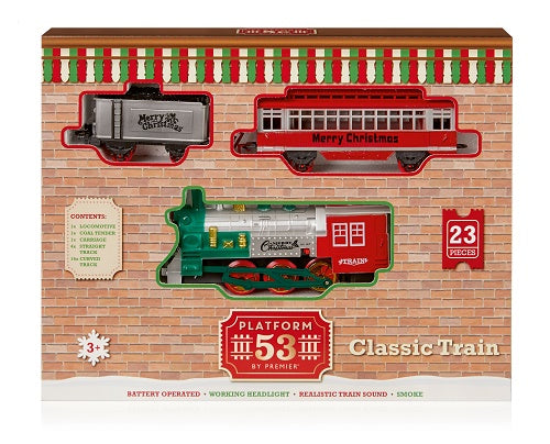 christmas train set reject shop