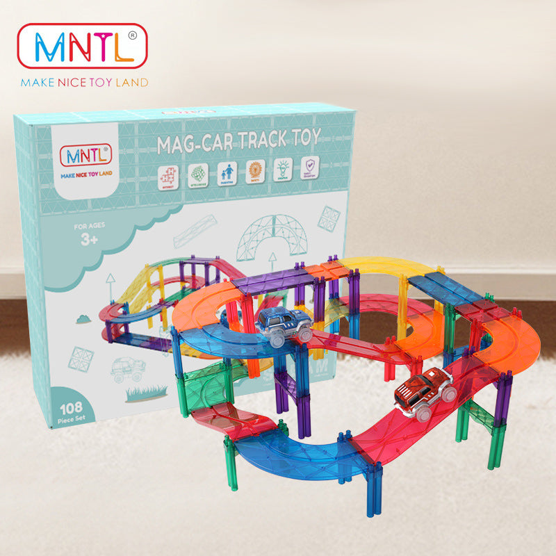 magnetic track toy