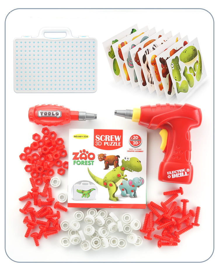 zoo forest screw 3d puzzle