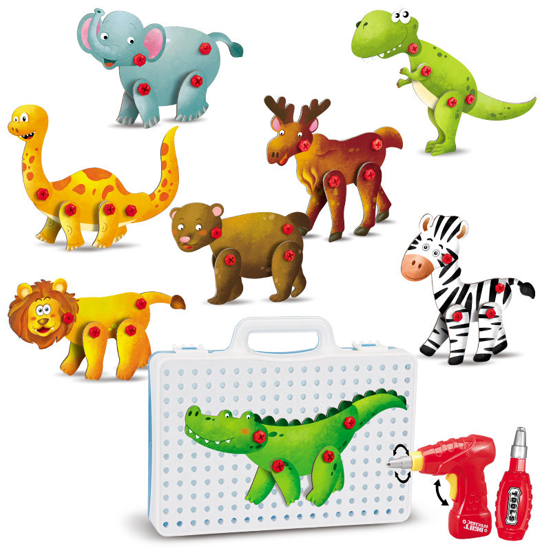 zoo forest screw 3d puzzle