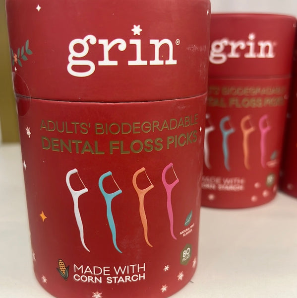 Grin Dental Floss Picks Santa Barbara Hives