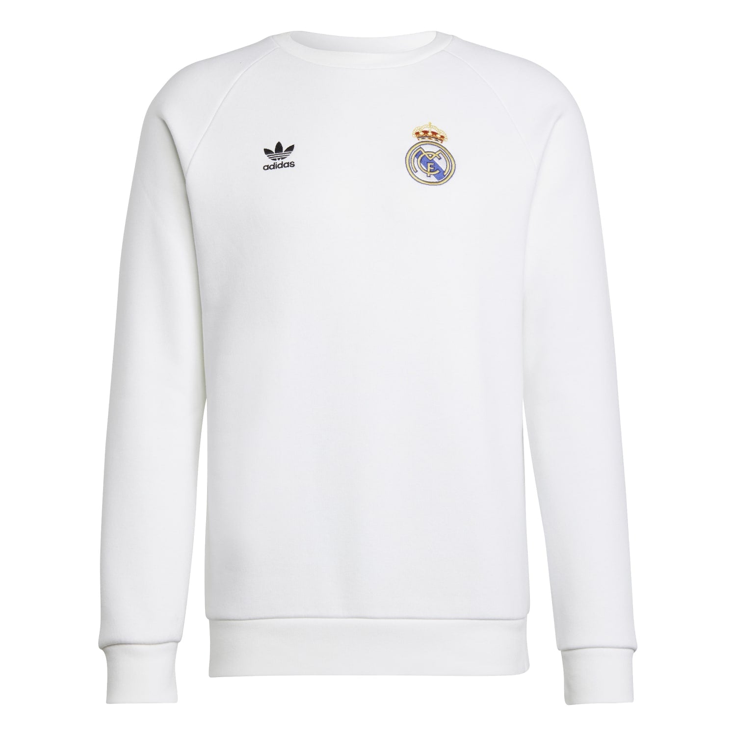 Real Mens Originals Sweatshirt White - Real Madrid | US Store