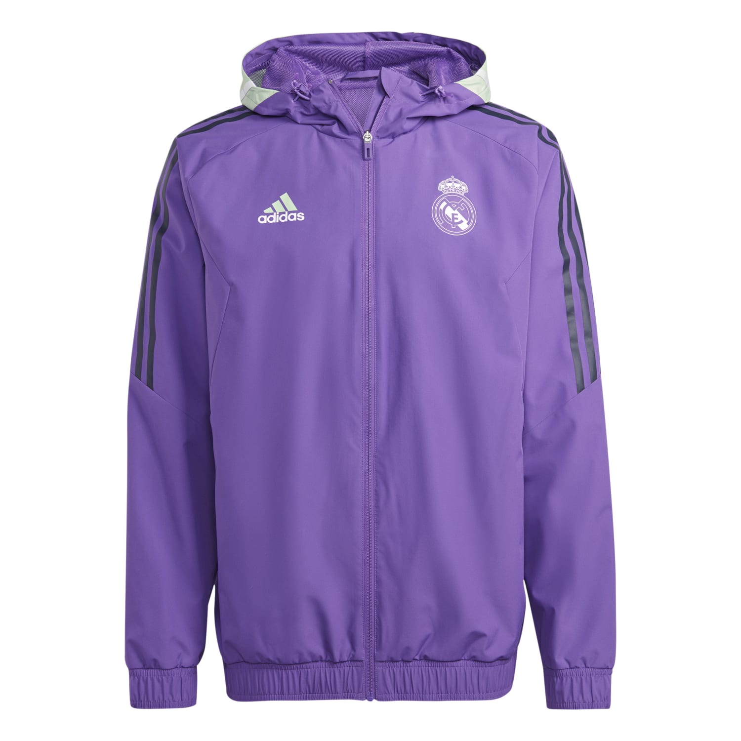 school schaak Onbekwaamheid adidas Mens Training All Weather Jacket 22/23 Purple - Real Madrid CF | US  Store