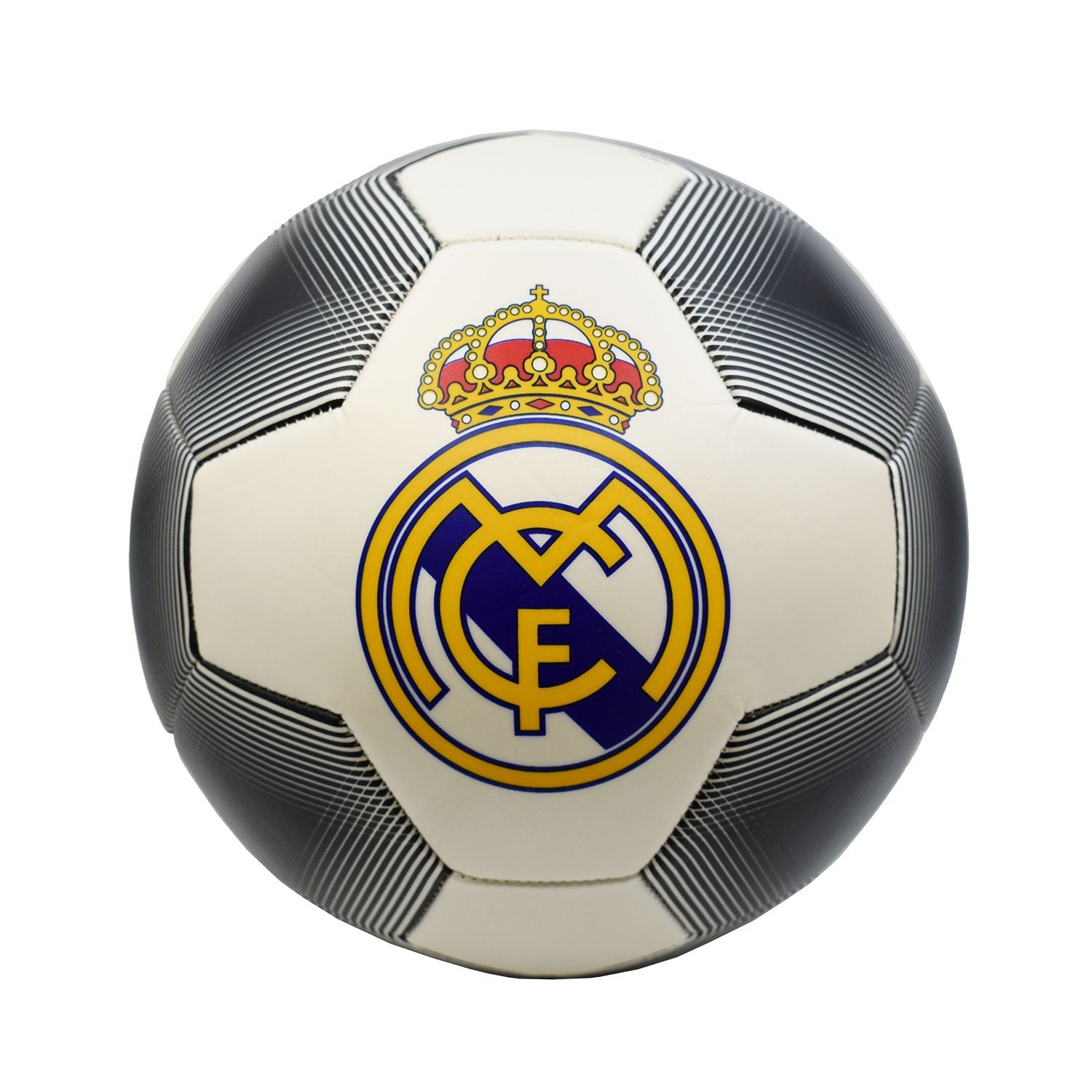 Pallone ufficiale Mini Real Madrid 2018 2019 bianco blancos Misura 3 nero 