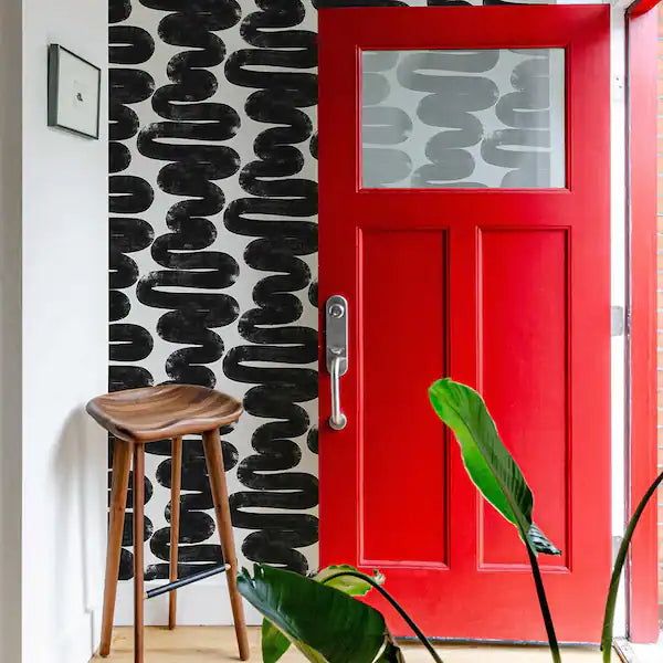 "Wiggle Room" Peel & Stick Removable Wallpaper by Bobby Berk