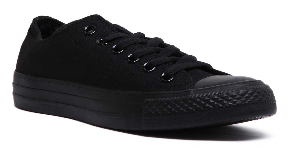 Converse All Star Low Trainer Black | Lace Black Trainers –