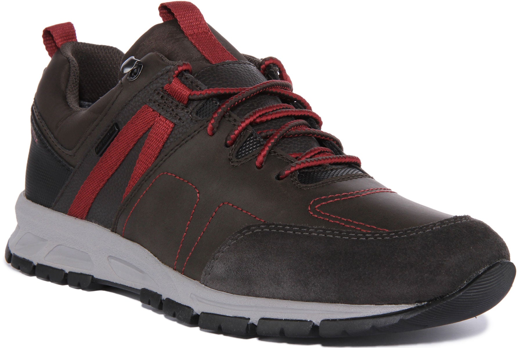 Geox U Delray ABX Waterproof In Coffee For Men | Breathable Trainer