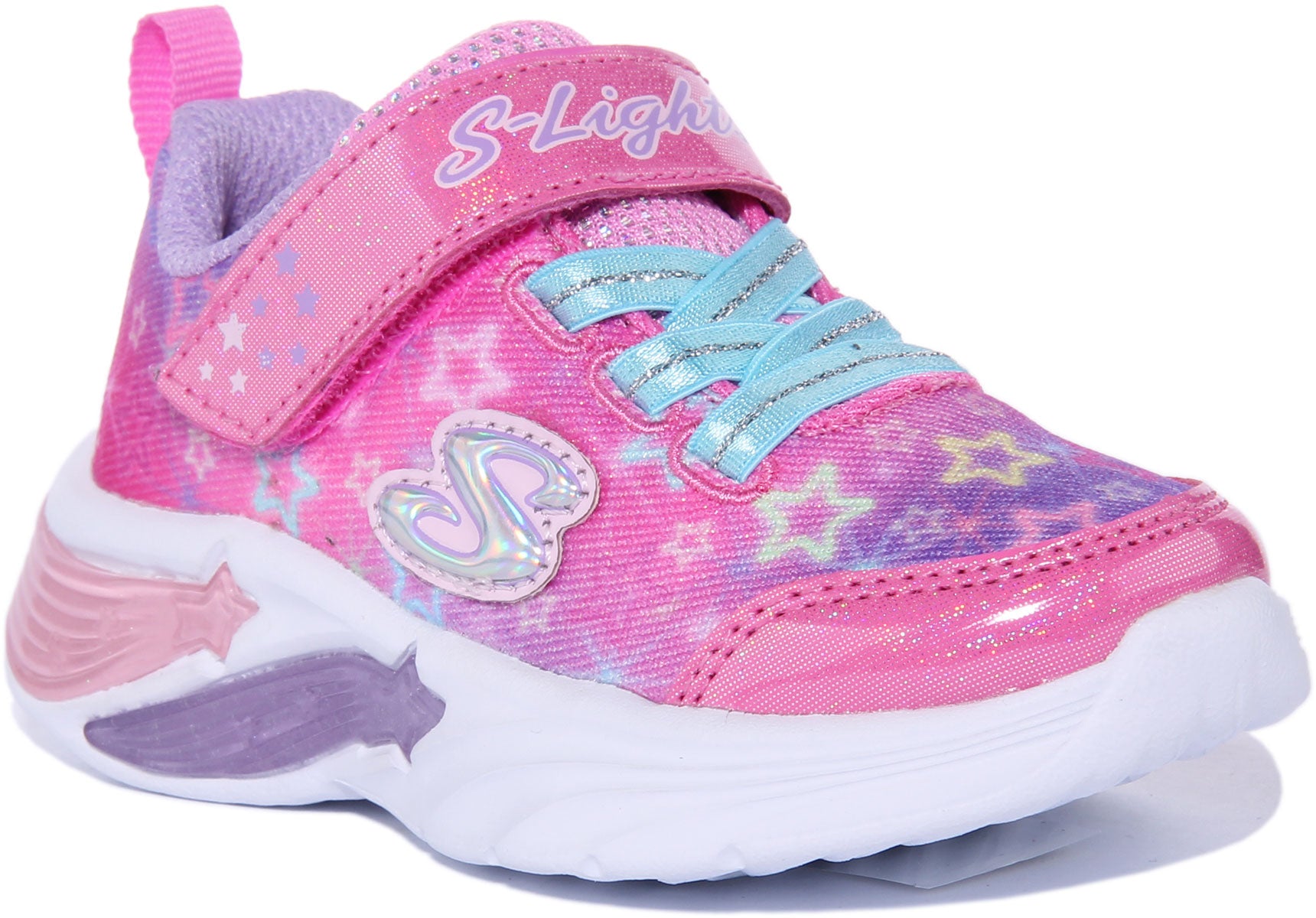 Skechers Star Sparkle In Pinkmulti For Kids | Light Up Trainers – 4feetshoes