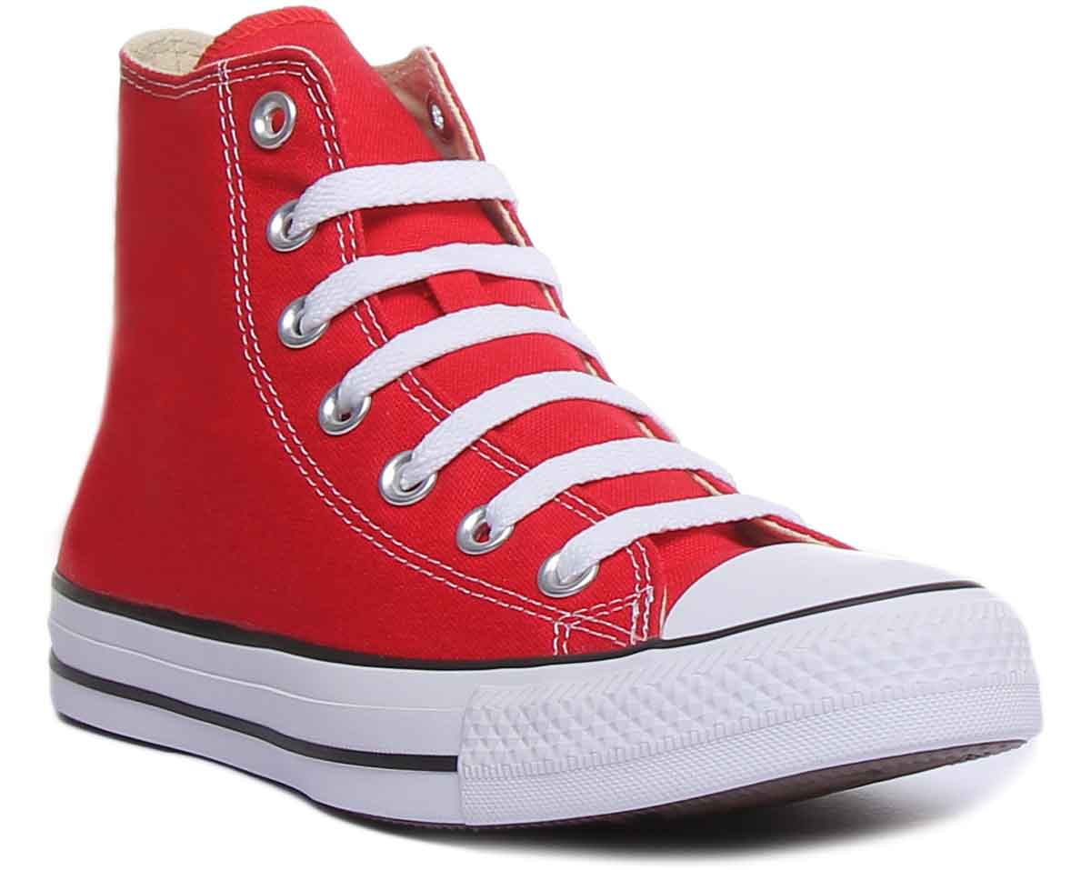 Converse All Star Hi Core Canvas In Red Unisex –