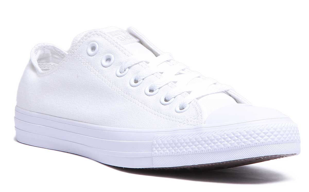 Sudán fluido Interior Converse 1U647 CT All Star Low Trainers In White Mono For Men – 4feetshoes
