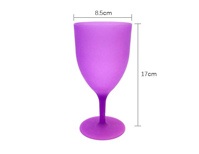 quality plastic wine glasses