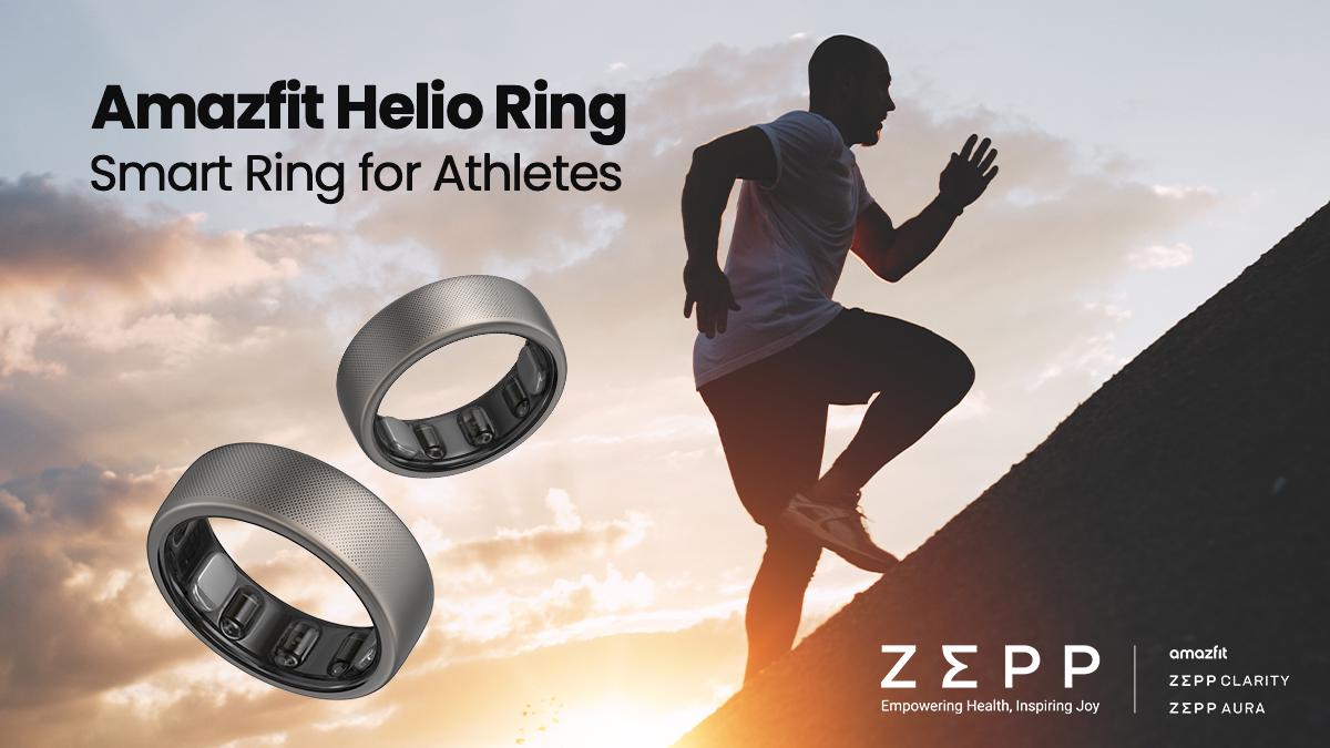 CES 2024: Introducing the Amazfit Helio Ring, an Ultra-Light Titanium Smart  Ring for Optimal Athletic Performance