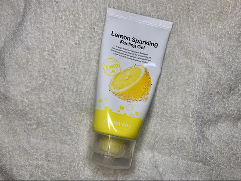 SecretKey Lemon Sparkling Peeling Gel korean skincare unniesskincare exfoiliator kbeauty