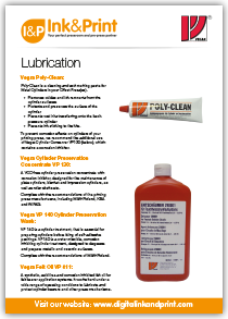 Vegra Lubrication Leaflet