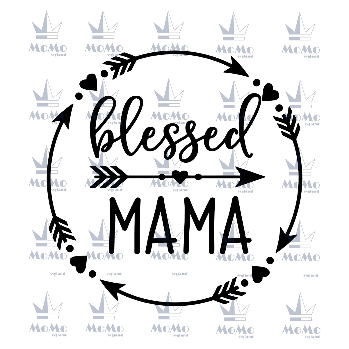 Blessed Mama Svg Mom Shirt Svg Mom Life Svg Mommy Quote Svg Best M Momosvgstore