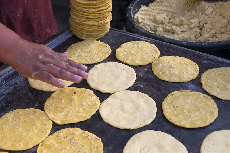 preparacion de tortillas