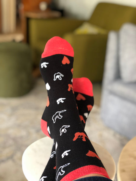 socks with socks on them