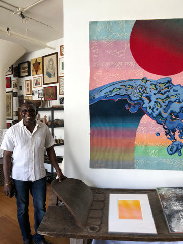Fily Keita African Tribal Art Dealer at MV Abram Galleries
