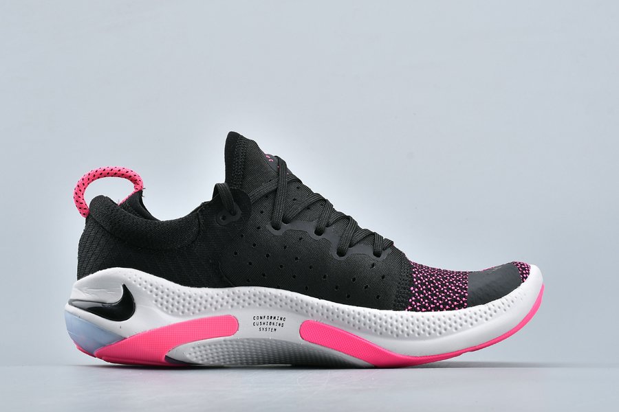 nike joyride run flyknit black pink