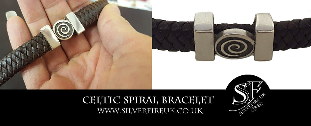 Celtic Spiral Bracelet, Custom Made Celtic Bracelet