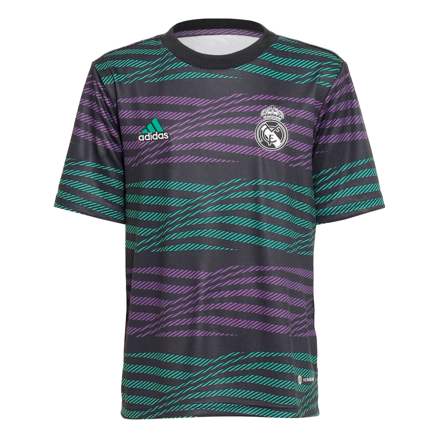 Buy Official 2022-2023 Real Madrid Pre-Match Jersey (Kids) (ZIDANE 5)