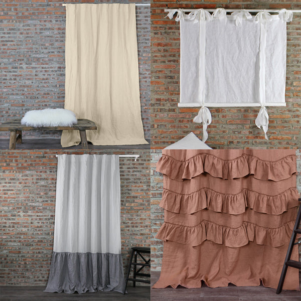 Custom Linen Window Curtain Collection