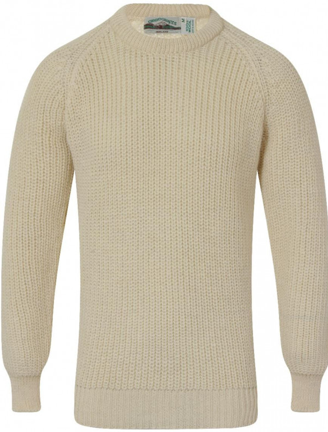 fisherman crew neck jumper