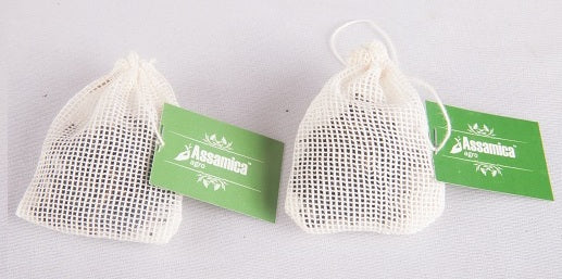 Full Leaf Green Tea in Cotton Tea Bags