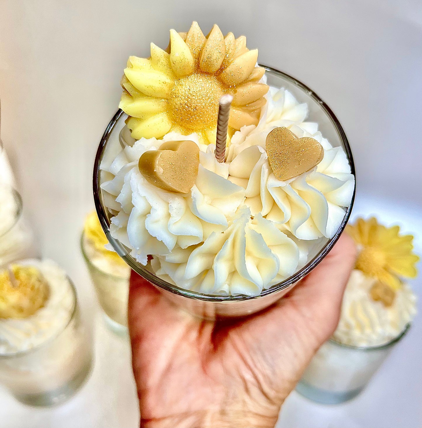 Handmade dessert inspired coconut Candle - Fall