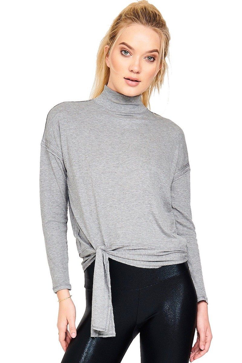 Serenity Tie Front Turtle Neck Serenity Tie Front Turtle Neck