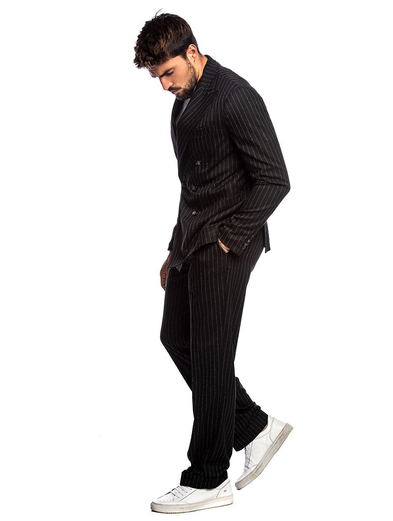 JOSEPH DOUBLE BREASTED BLAZER IN BLACK