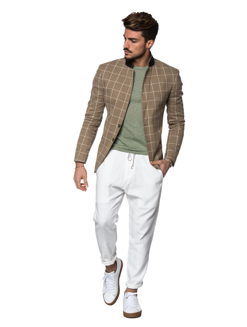 MEN'S CLOTHING | PASTEL GREEN SWEATER | FINE KNIT | SAGE | CREW NECK | LONG SLEEVE | RIBBED CUFFS | RIBBED HEM | COTTON | NOHOW STREET COUTURE | NOHOW